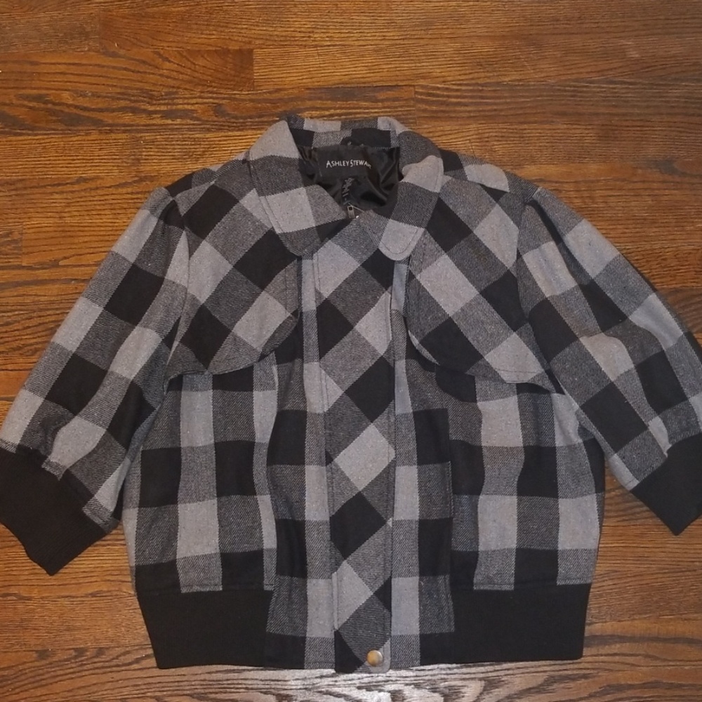 Short sleeve Jacket by Ashley Stewart